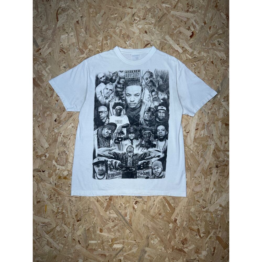 Vintage 90s/Y2K Hip Hop Rap Legends White Shirt Sz XL